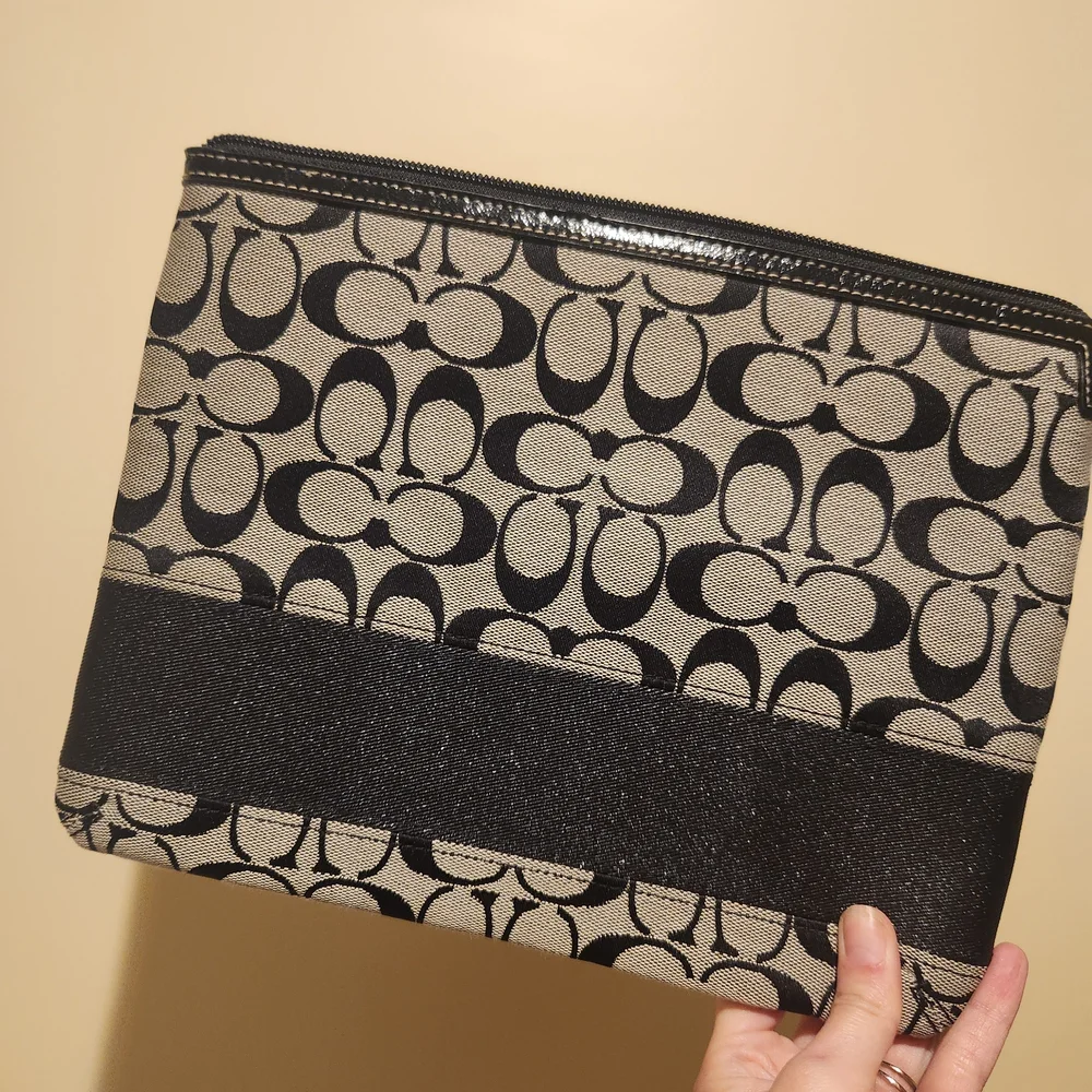 Like New Coach Padded & Zippered Tablet Pouch
